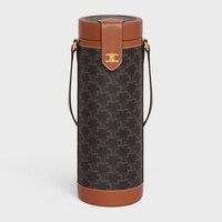 champagne case in triomphe canvas and calfskin - TAN - TRAVEL - 1 | CELINE