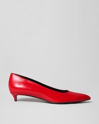 KITTEN PUMP IN LAMBSKIN - CHILI RED -  - 1 | CELINE