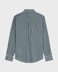 camisa de tartán de paño de algodón - BLANCO/VERDE/AMARILLO -  - 2 | CELINE