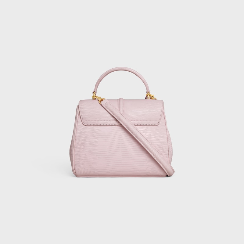MINI 16 in Lizard - PASTEL PINK - MORE LINES - 1 | CELINE