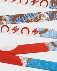 ribbon IN SILK TWILL - WHITE/RED/BLUE -  - 2 | CELINE