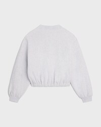 CHAQUETA TEDDY DE FELPA DE ALGODÓN - GRIS PÁLIDO/BLANCO CRUDO -  - 2 | CELINE