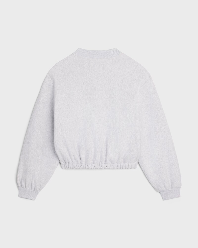 teddy molleton coton - PALE GREY/ OFF WHITE -  - 1 | CELINE