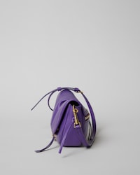 LITTLE HALFMOON SOFT TRIOMPHE IN SUPPLE SHINY LAMBSKIN - PURPLE - ALL BAGS - 2 | CELINE