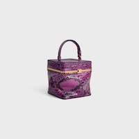 CUBE IN PELLE DI PITONE - MAGENTA - PER LA SERA - 2 | CELINE