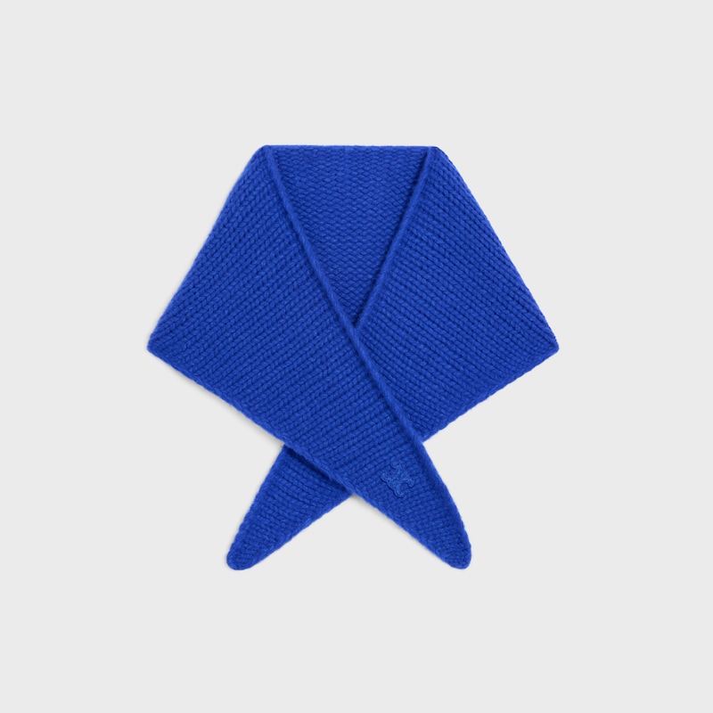 bandana in cashmere e seta - BLU REALE -  - 1 | CELINE