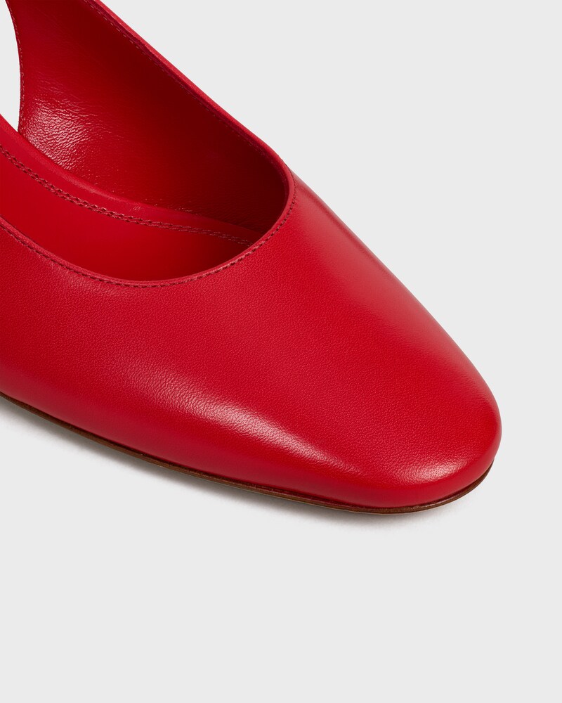 NEO CITY SLINGBACK IN GOATSKIN - ULTRA RED -  - 1 | CELINE