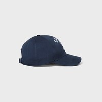 baseball cap IN WASHED COTTON GABARDINE - NAVY / WHITE -  - 2 | CELINE