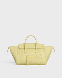 LITTLE LUGGAGE IN SUPPLE SHINY LAMBSKIN - CITRUS - LUGGAGE - 1 | CELINE
