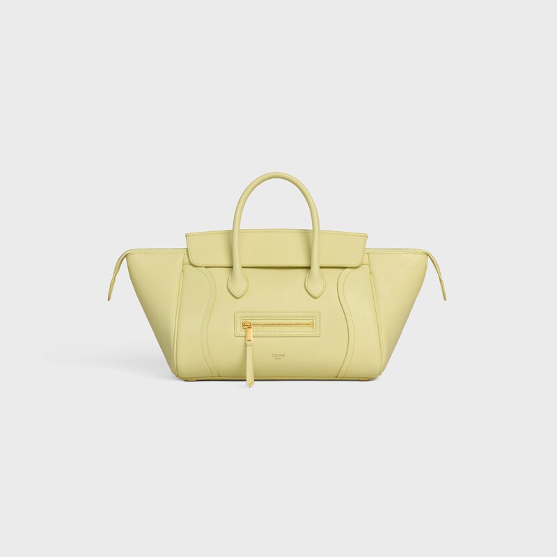 LUGGAGE小号手袋 - 柑橘黄 - LUGGAGE - 1 | CELINE