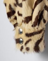 BLOUSON AUS LAMMFELL - EBENHOLZ/DÜNE/ELFENBEIN -  - 2 | CELINE