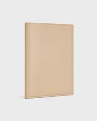 PASSPORT COVER IN SMOOTH CALFSKIN - DEEP IVORY / SANDCASTLE - CARD HOLDERS - 2 | CELINE