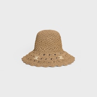 triomphe hat IN openwork raffia - MIEL -  - 1 | CELINE