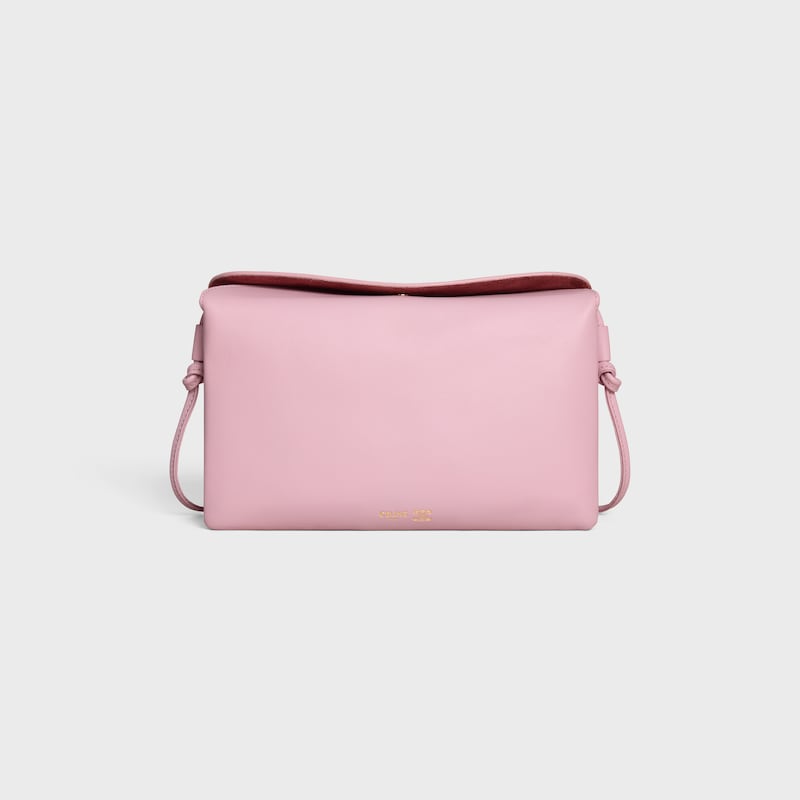 TRIO FLAP IN Smooth Lambskin - DIRTY PINK - EVENING - 1 | CELINE