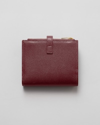COMPACT WALLET TRIOMPHE PONTET IN GOATSKIN - SYRAH - WALLETS - 2 | CELINE