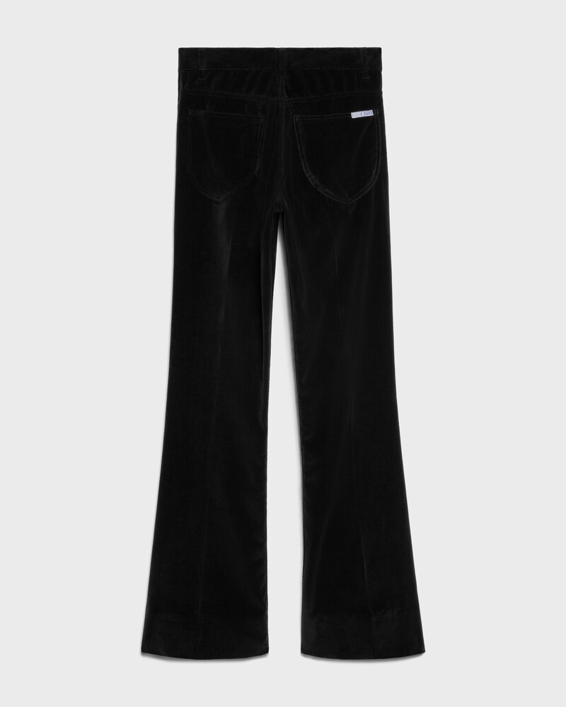 FLARE JEANS 005 IN velvet - BLACK LIGHT STONE WASH -  - 1 | CELINE