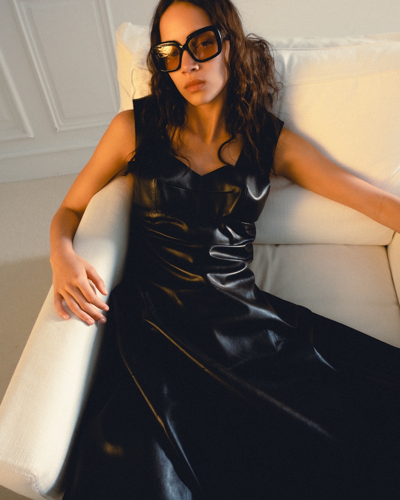 Fran&ccedil;oise Lunettes in Acetate - BLACK -  - 1 | CELINE