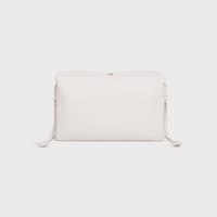 TRIO FLAP IN Smooth Lambskin - RICE - SHOULDER BAGS - 2 | CELINE
