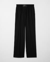 pantalon flanelle cachemire - Noir -  - 1 | CELINE