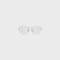 Metal Frame 28 sunglasses in Metal - Silver / Blue Light Filter -  - 1 | CELINE