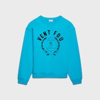 sweatshirt IN cotton fleece - MICKEY BLUE / BLACK -  - 1 | CELINE