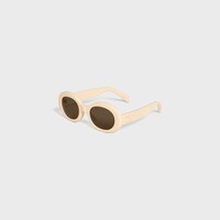 Triomphe 01 Sunglasses in Acetate - IVORY / IVORY -  - 2 | CELINE