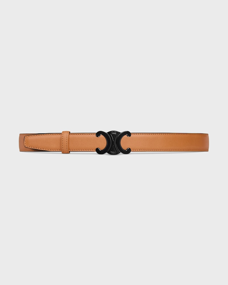 Reversible Strap 25MM IN Natural Calfskin and Triomphe Canvas -  -  - 1 | CELINE