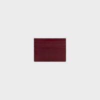 PORTE-CARTES TRIOMPHE veau brillant - BORDEAUX CLAIR - PORTE-CARTES - 2 | CELINE