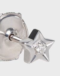 Puces d'Oreilles Etoile Celine en Or Blanc et Diamants - Or blanc - CADEAUX ESSENTIELS - 2 | CELINE