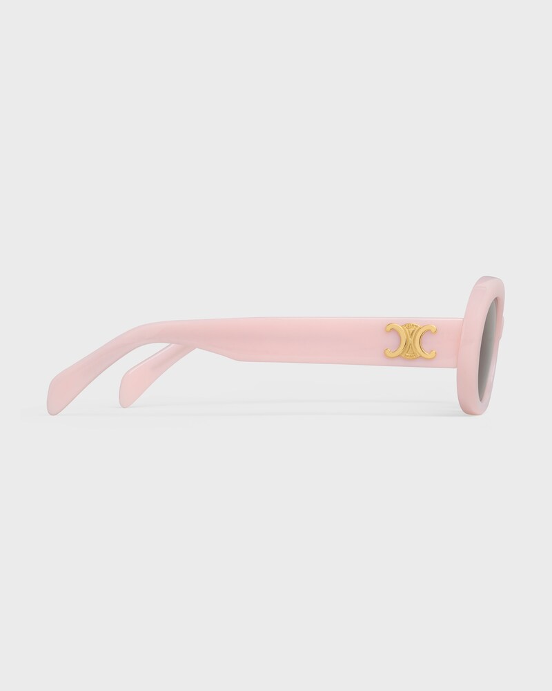 แว่นกันแดด Triomphe 01 อะซิเตท - สีมิลค์กี้พาสเทลโรส -  - 1 | CELINE