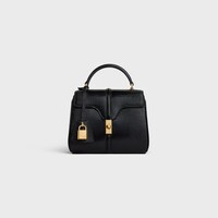 MINI 16 in Lizard - BLACK - SHOULDER BAGS - 1 | CELINE