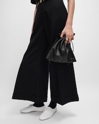 SMALL CRYSTAL POUCH IN LAMBSKIN - BLACK - EVENING - 2 | CELINE