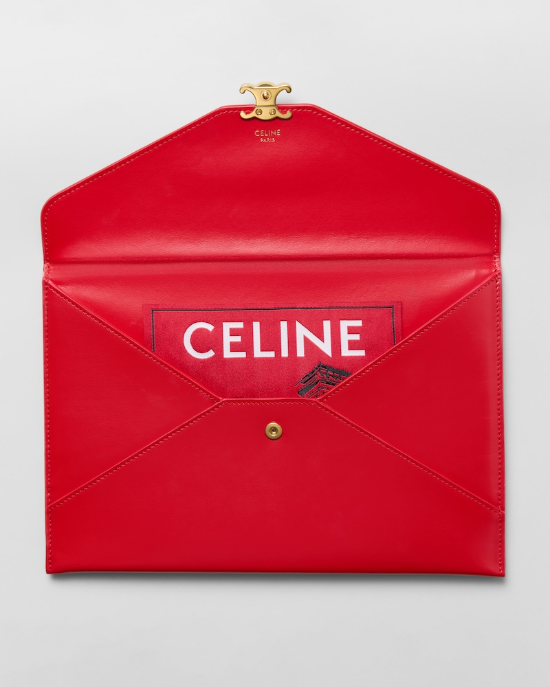 ENVELOPE IN SHINY CALFSKIN - CHILI RED - ALL BAGS - 1 | CELINE