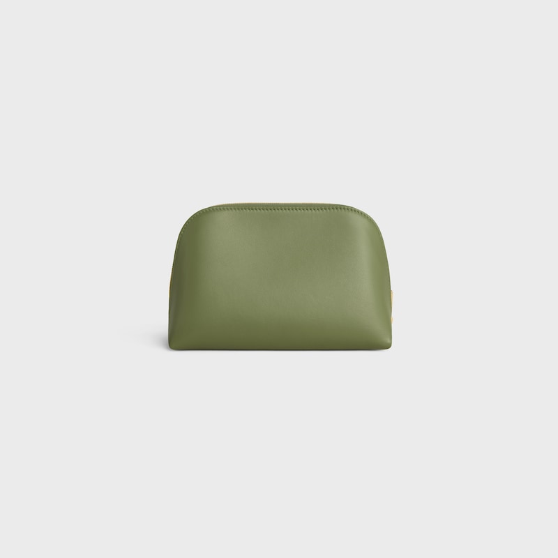 LIPSTICK COSMETIC POUCH IN SMOOTH CALFSKIN - LIGHT KHAKI / SANDCASTLE - ACCESSORIES - 1 | CELINE