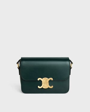 TEEN TRIOMPHE BAG IN shiny calfskin - AMAZONE - all bags test - 1 | CELINE