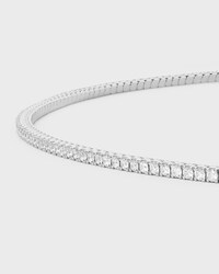 Collier Tennis en Or Blanc et Diamants - White Gold & White -  - 2 | CELINE