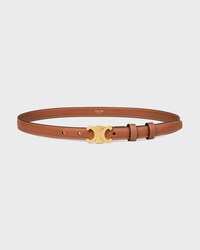 Triomphe Gürtel 18 mm AUS naturbelassenem Kalbsleder - TAN -  - 1 | CELINE