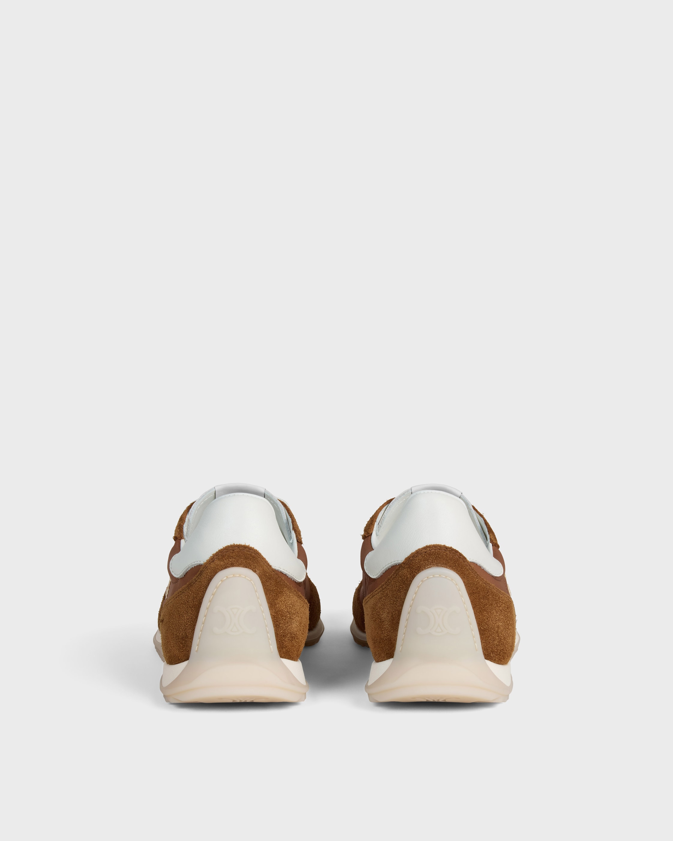RACER SNEAKER IN NYLON, SUEDE CALFSKIN AND CALFSKIN - SAHARA | CELINE