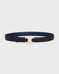 CORREA REVERSIBLE DE 25 MM DE PIEL DE BECERRO LISA CON TEXTURA GRANULADA -  -  - 2 | CELINE