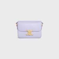 SAC TRIOMPHE TEEN lézard - Light Lavender - TRIOMPHE - 1 | CELINE