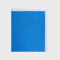beach towel IN celine triomphe terry cotton - BLEU CIEL/BLANC -  - 2 | CELINE