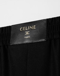 pantalon flanelle cachemire - Noir -  - 2 | CELINE
