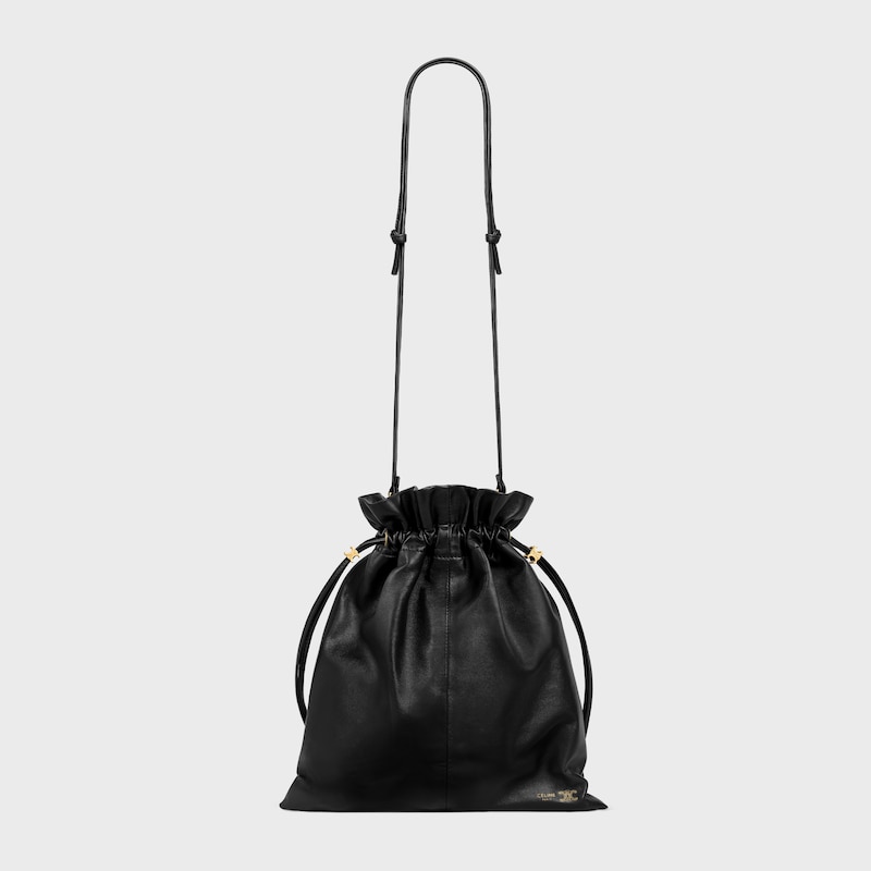 CRYSTAL POUCH PETIT MOD&Egrave;LE Agneau - Noir - Soir&eacute;e - 1 | CELINE