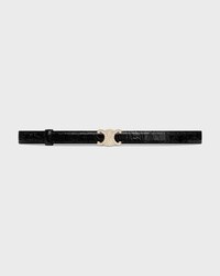 CORREA REVERSIBLE 18 MM DE PIEL TAURILLON Y PIEL DE BECERRO REPUJADA DE PIEL DE COCODRILO -  -  - 2 | CELINE