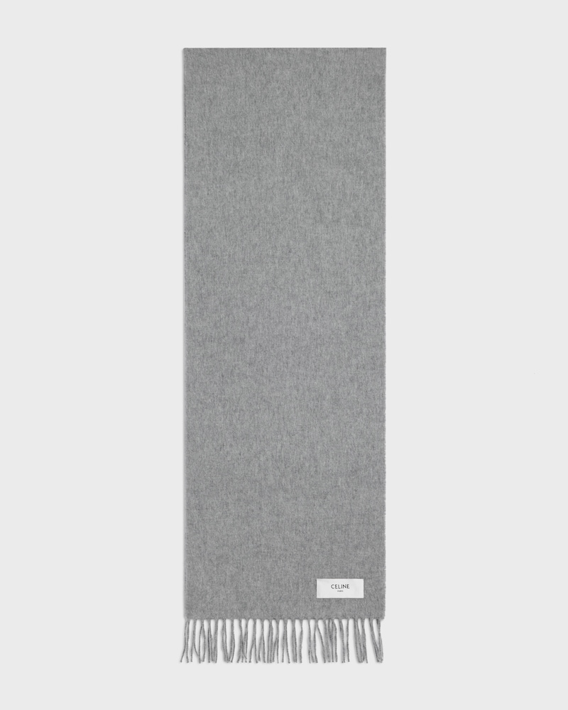 scarf IN cashmere - MEDIUM GREY -  - 1 | CELINE