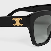 Triomphe 09 Sunglasses in Acetate - BLACK -  - 2 | CELINE