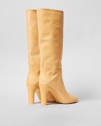 TUBE HIGH BOOT IN CALFSKIN - ORME -  - 2 | CELINE