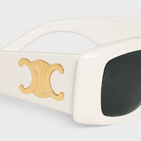 Triomphe XL 01 Sunglasses in Acetate - IVORY -  - 2 | CELINE