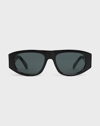 Triomphe Men 02 sunglasses in Acetate - BLACK/BLACK -  - 1 | CELINE
