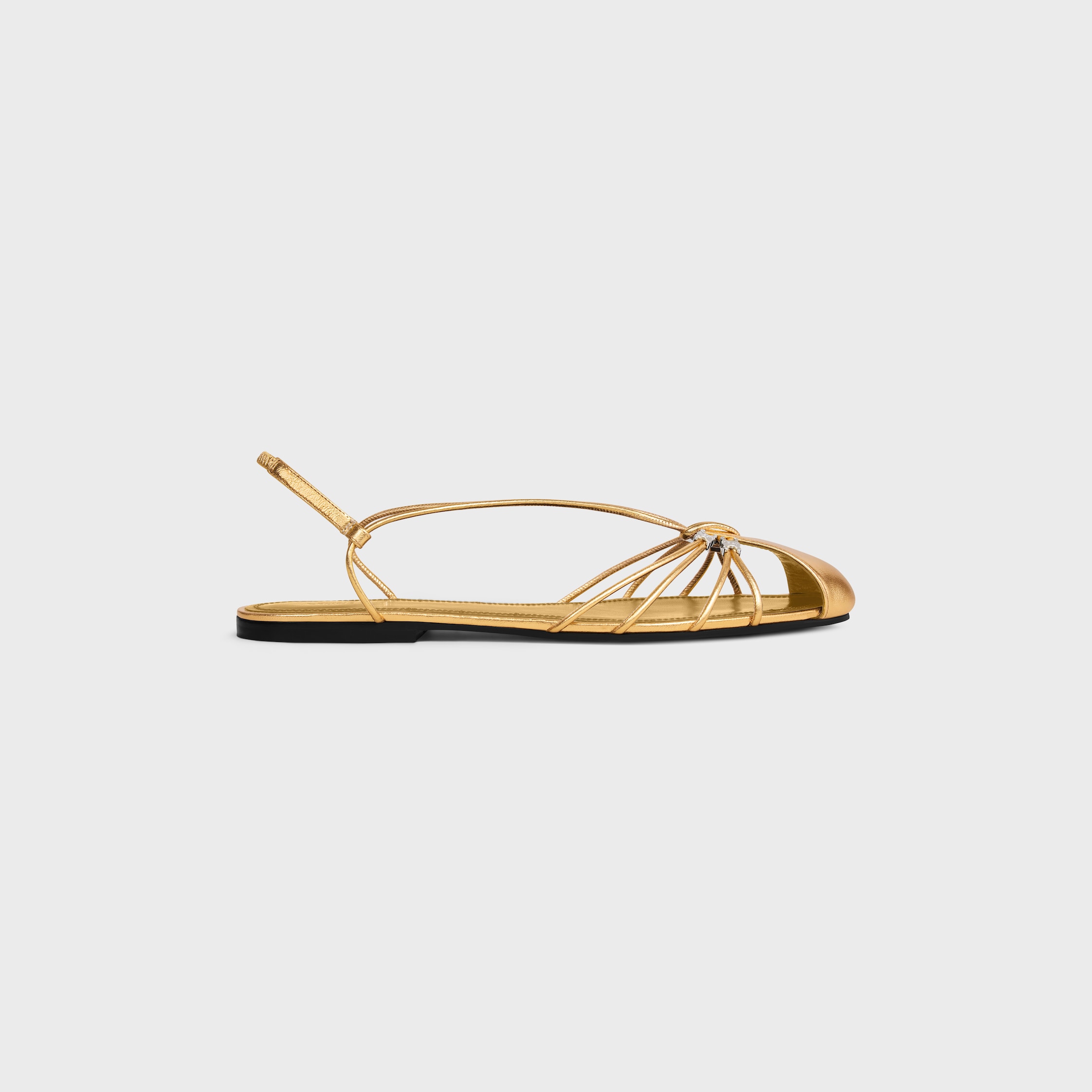 美品 20SS CELINE ラバー グラディエーター サンダル 金 312M▲ CELINE | ????????? | ??????